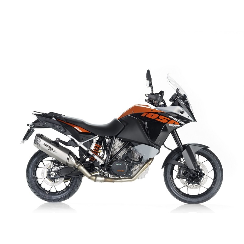 BOS uitlaatdemper Desert Fox RVS KTM1050/1190/1290 Adventure