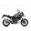 BOS uitlaatdemper Desert Fox RVS Suzuki DL1000