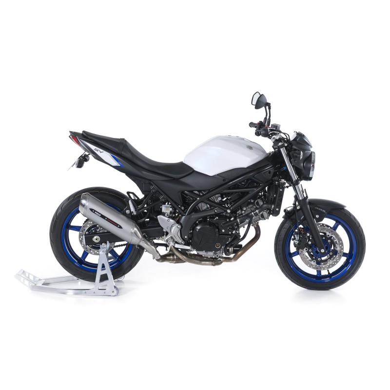 BOS uitlaatdemper Street Fox RVS Suzuki SV650