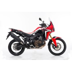 BOS uitlaatdemper Desert Fox zwart Honda CRF1000L