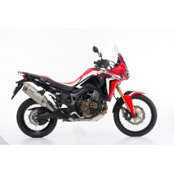 BOS uitlaatdemper Desert Fox RVS Honda CRF1000L