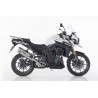 BOS uitlaatdemper Desert Fox RVS Triumph Tiger 1200