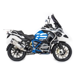 BOS uitlaatdemper Desert Fox RVS BMW R1200GS