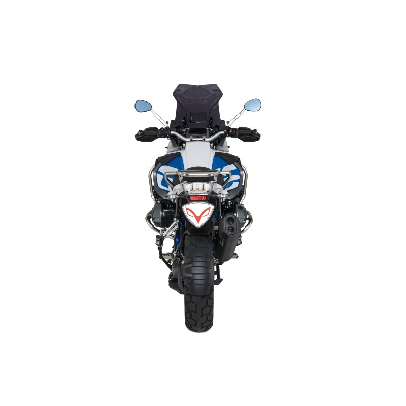BOS uitlaatdemper Desert Fox RVS BMW R1200GS