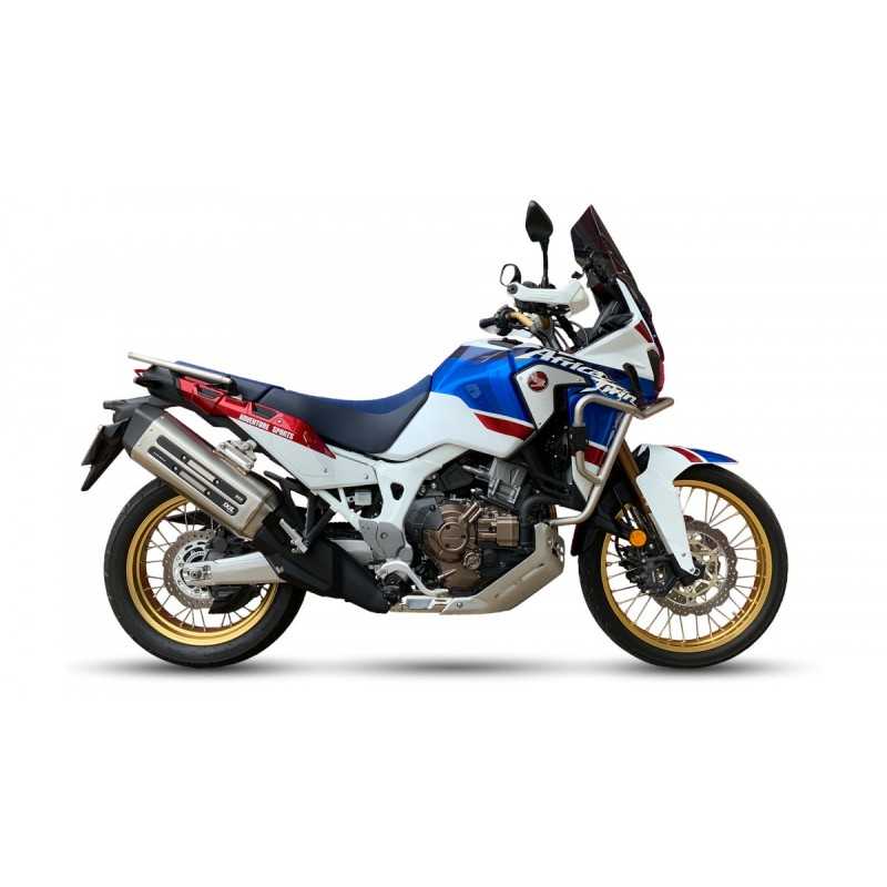 IXIL uitlaatdemper MXT zilver/zwart Honda CRF1000L AFRICA TWIN