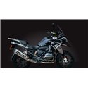 IXIL uitlaatdemper MXT zilver/zwart BMW R1200/1250GS