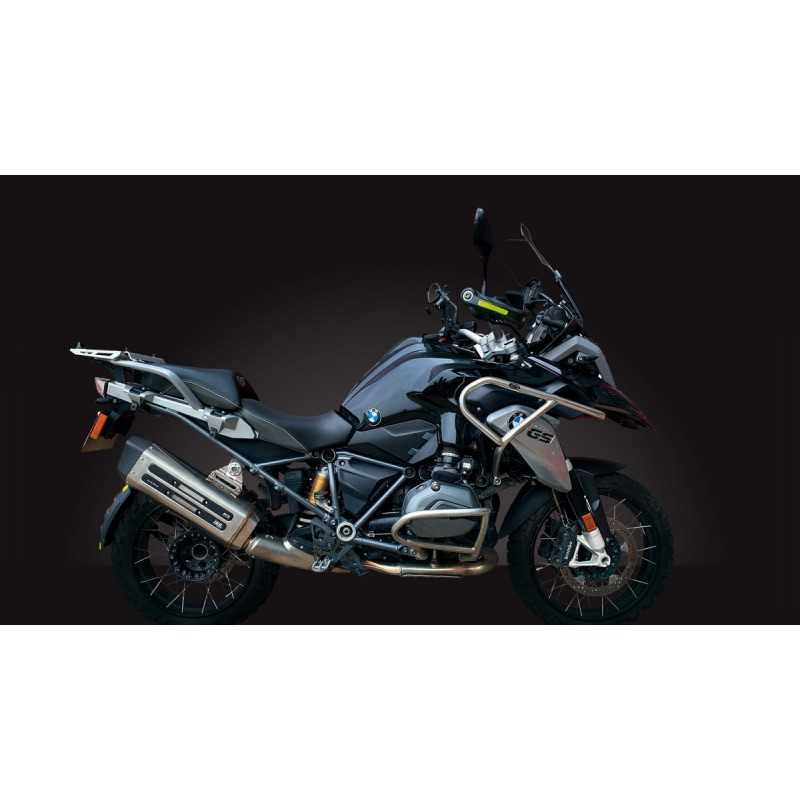 IXIL uitlaatdemper MXT zilver/zwart BMW R1200/1250GS