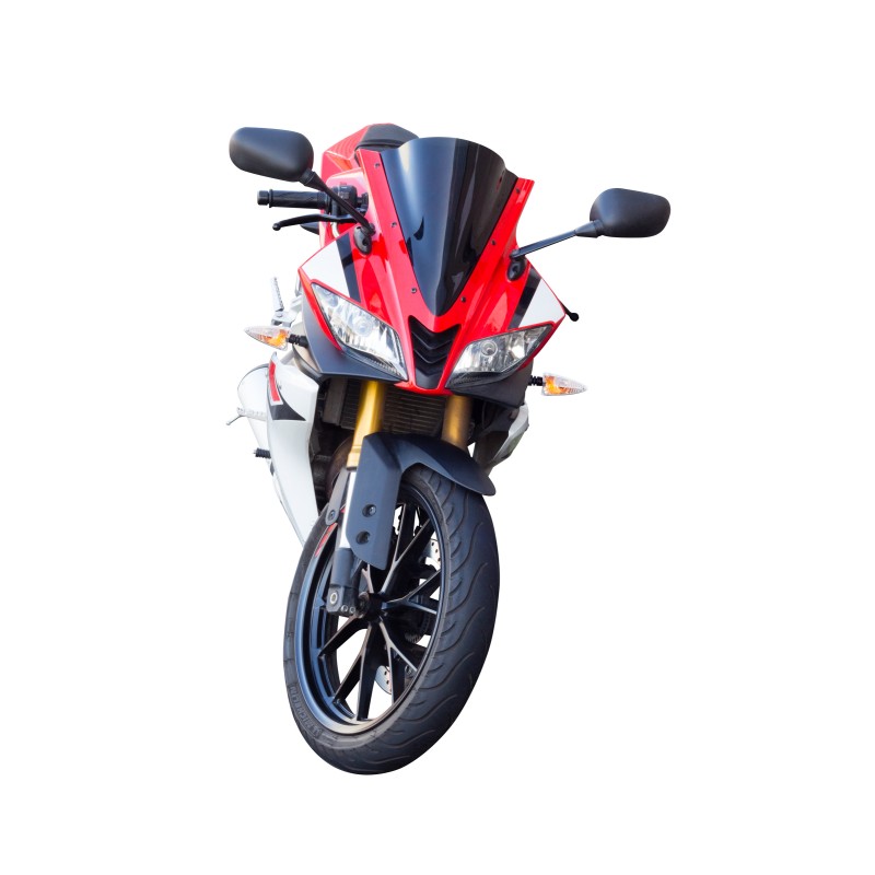 Airblade Dark Smoked Double Bubble Screen - Yamaha YZF-R125 08