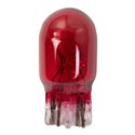 Bike It Red Tint Rear Light Bulb For Honda 12V 21/5W T20 Wedge 5471A