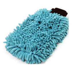 BikeTek 2-IN-1 Long-Pile Chenille & Sponge Wash Mit