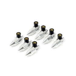 Bike It Screen Spike Screw Kit Chrome 8Pcs