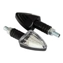 Bike It LED Arrow Indicators With Black Body And Clear Lens