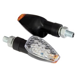 Bike It LED Peak Indicators With Black Body And Clear Lens