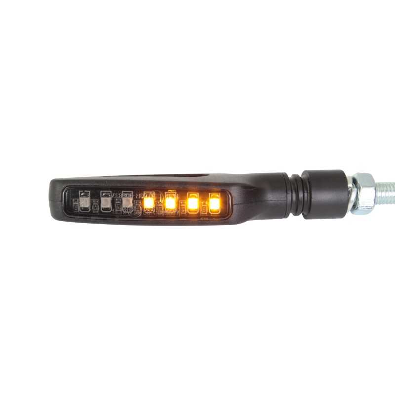 Bike It Sequential LED Pulsar Indicators With Black Body