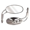 Bike It Phantom Universal Oval Chrome Mirrors With 10mm Thread