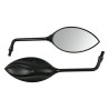 Bike It Black Universal Mirrors With 10mm Thread - U023