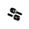 Bike It Black LED Number Plates Lights Bolts