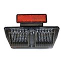 Bike It LED Rear Tail Light With Clear Lens And Integral Indicators - D010