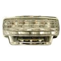 Bike It LED Rear Tail Light With Clear Lens And Integral Indicators - H077