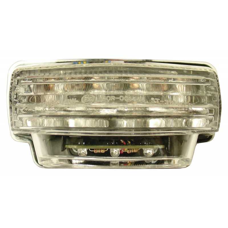 Bike It LED Rear Tail Light With Clear Lens And Integral Indicators - H077