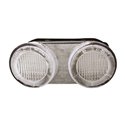 Bike It LED Rear Tail Light With Clear Lens And Integral Indicators - Y016
