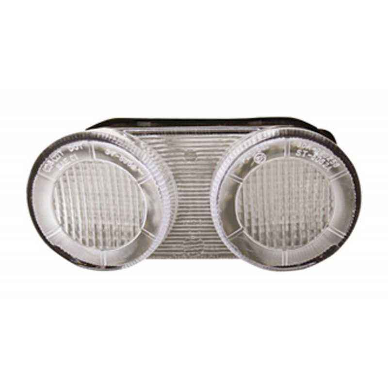 Bike It LED Rear Tail Light With Clear Lens And Integral Indicators - Y016