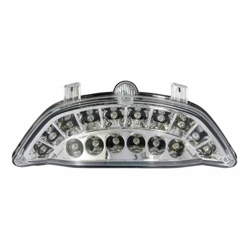 Bike It LED Rear Tail Light With Clear Lens And Integral Indicators - Y092