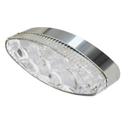 Bike It Tribe LED Rear Light With Chrome Base And Clear Lens