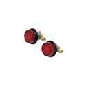 Bike It Red Number Plate Reflector Bolts