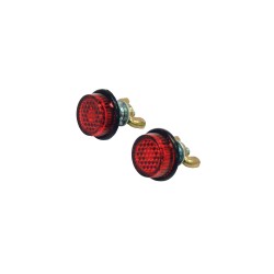 Bike It Red Number Plate Reflector Bolts