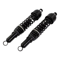 Bike It 365mm Eye To Eye Black Twin Shock Absorbers