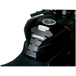 Bike It Carbon Effect Logo Spine Tank Pad - Yamaha