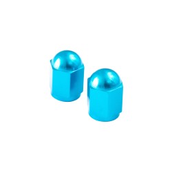 Bike It Hexagon Valve Caps - Blue