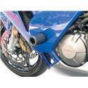 BikeTek Black STP Crash Protector For Kawasaki ZX6R/RR (Race) 03-04