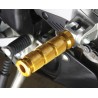 BikeTek Alloy Round Sports Footpegs Ducati Pillion Gold