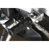 BikeTek Alloy Round Sports Footpegs Honda Rider Black