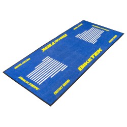 BikeTek Series 3 Blue White Yellow Garage Mat 190 X 80cm