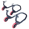 BikeTek Premium Front Track Paddock Stand - Matt Black