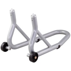 BikeTek Race Aluminium Prong Fitment Front Track Paddock Stand - Grey