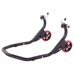 BikeTek Premium Rear Track Paddock Stand - Matt Black