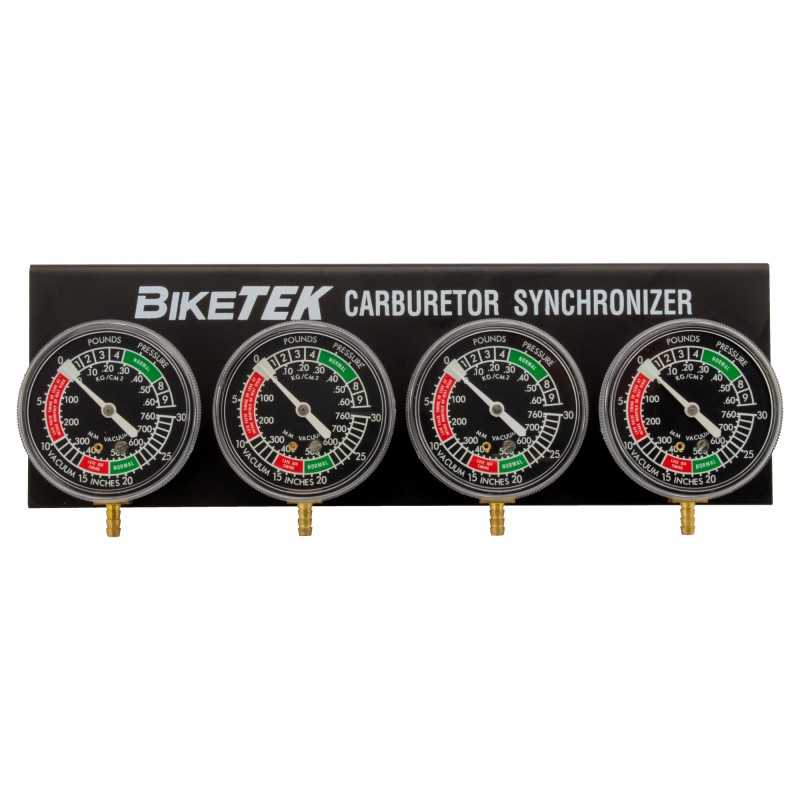 BikeTek Vacuum Gauge 4 Cylinder