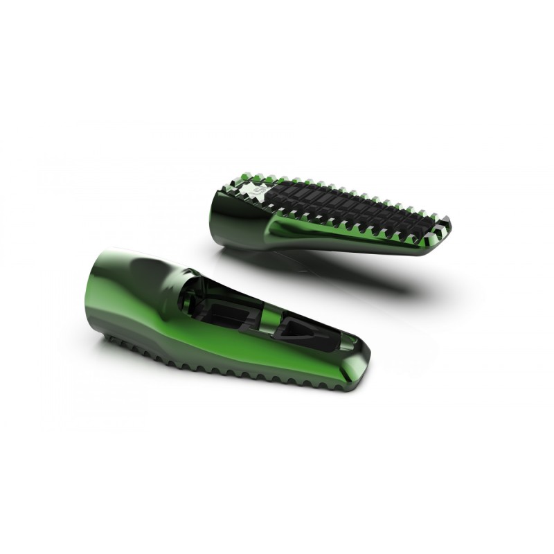 LSL ERGONIA footrests, green