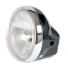 Koplamp chroom/zwart H4 CB-style