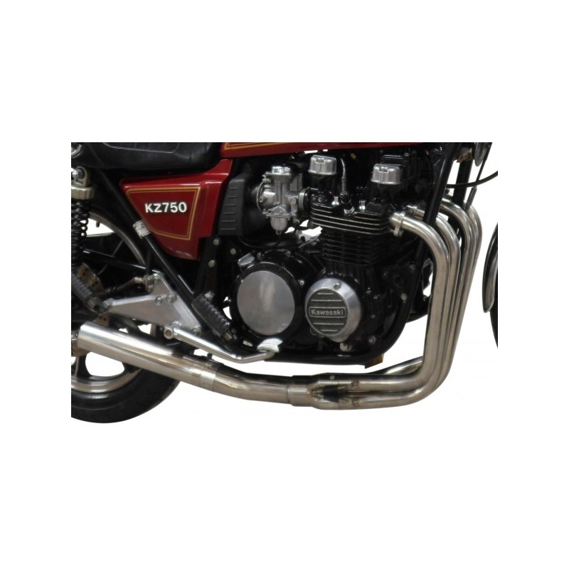 Bochtenset 4-1 RVS Kawasaki Z750E