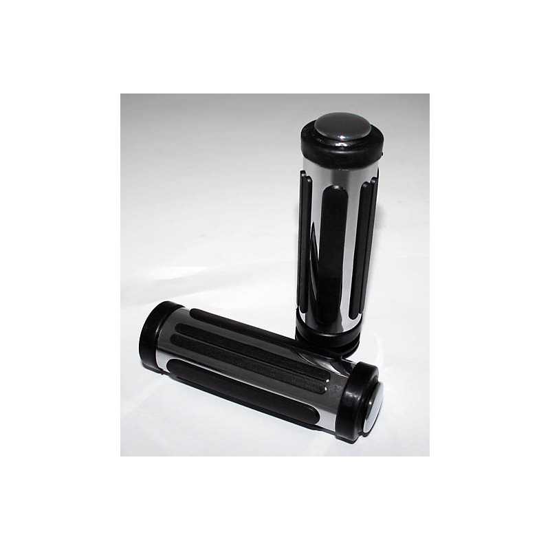 Handvatten chroom/rubber (ø25mm)