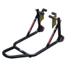 MotoGP 1 Piece Fork Fitment Front Track Paddock Stand - Black