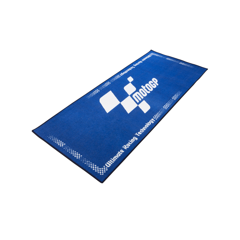 MotoGP Blue With White Logo Pro Garage Pit Mat 190 X 80cm