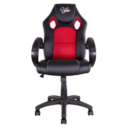 MotoGP Rider Chair Black With Red Trim