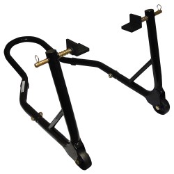 MotoGP Round Tubing Rear Track Paddock Stand - Black