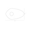 Knipperlicht opvulplaten/Spacers Ducati Monster 696/796/1100/Evo Set